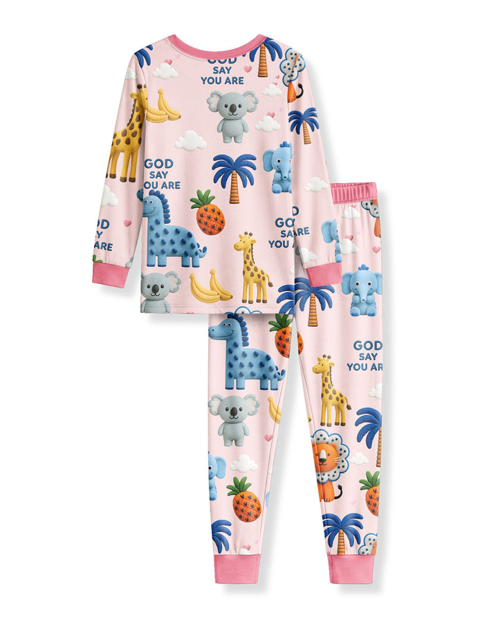 Little Blessings Bamboo Two Piece Long Sleeve Pajama Set