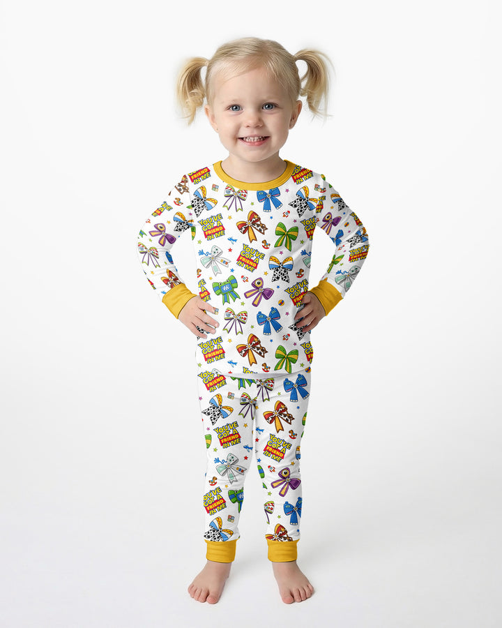Zweiteiliges, kurzärmliges Pyjama-Set mit Marienkäfern