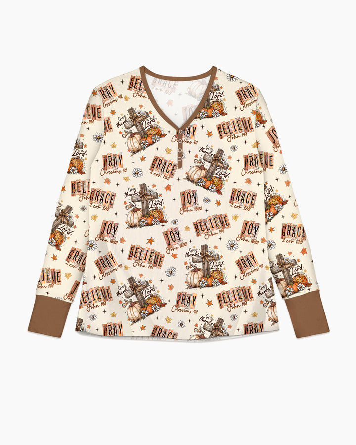 Plantilla de conjunto de pijama de mujer de bambú