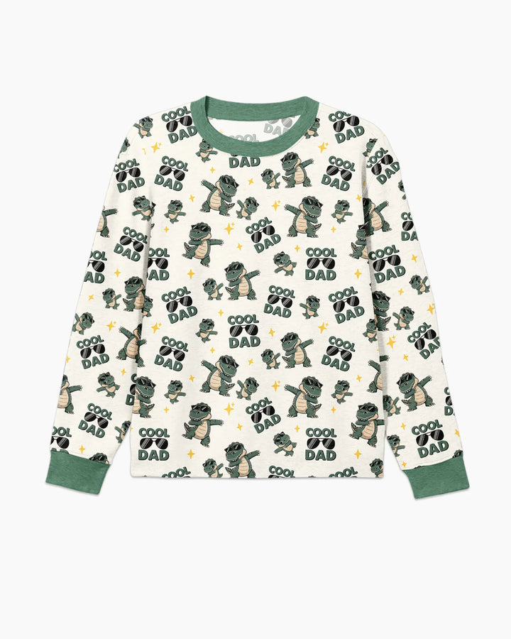 Cool Dino Daddy & Me Matching Bamboo Men's Pajama Set