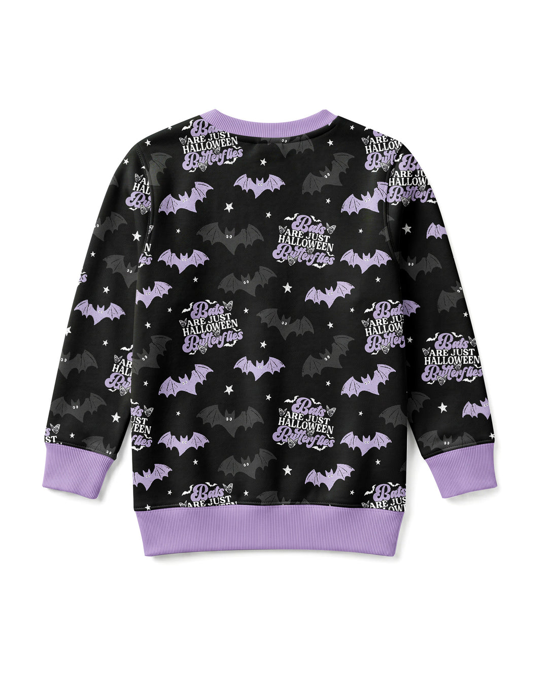 Halloween Butterflies Bamboo Crewneck Sweatshirt