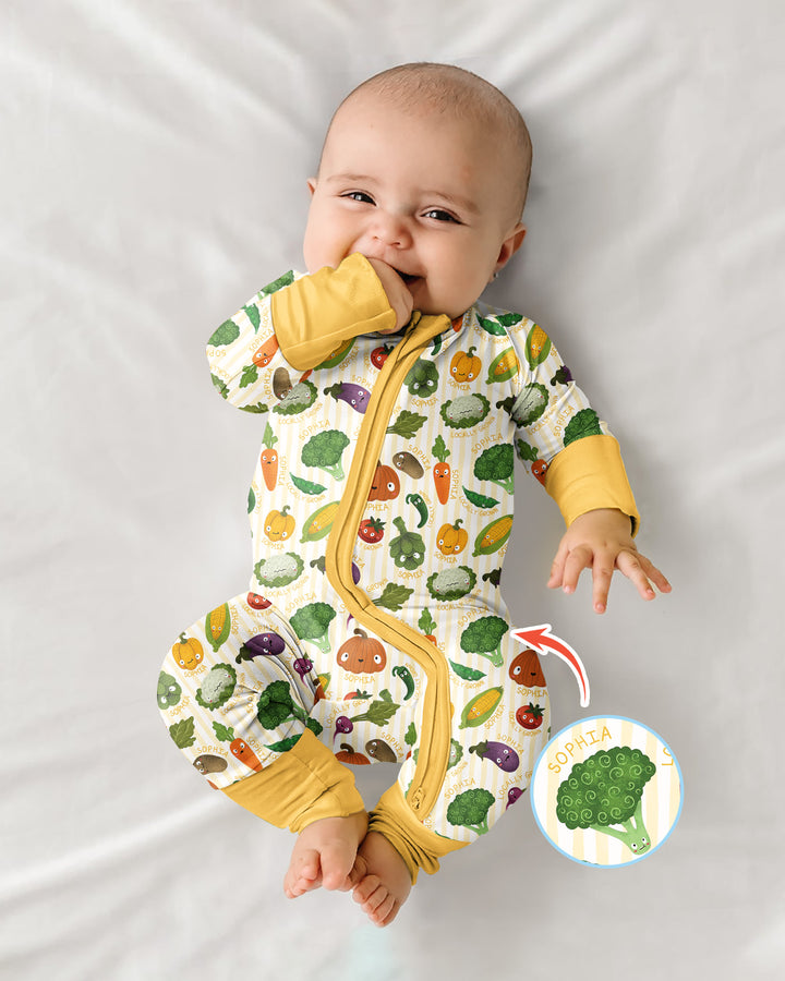 Gerippte Babykleidung mit individuellem Foto - Weich &amp; Skizzenhaft