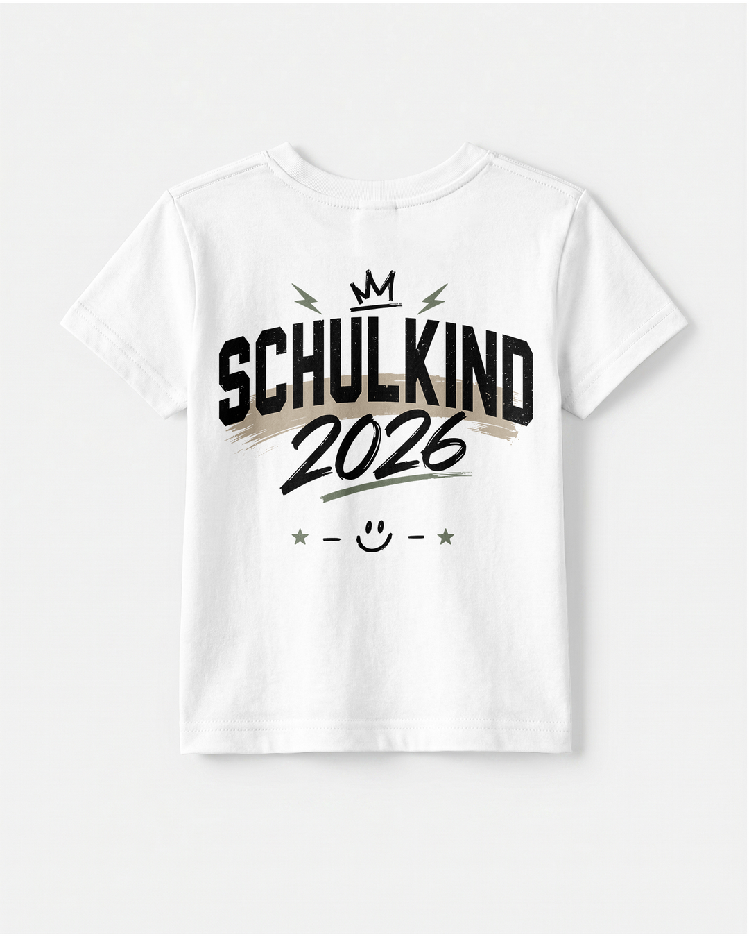 Custom Name First Day of School 2026 Bamboo Crewneck T-Shirt