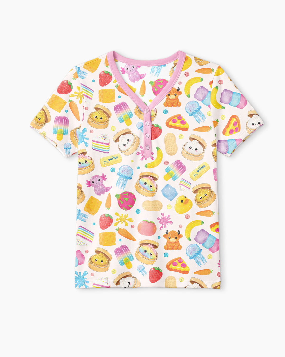 In My Squishies Era Bamboo Women Short Sleeve Short Pajama Set