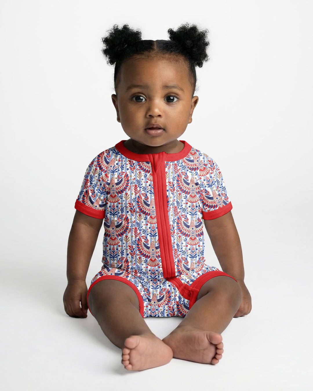 Patriotic Eagle Bamboo Shorty Zippy