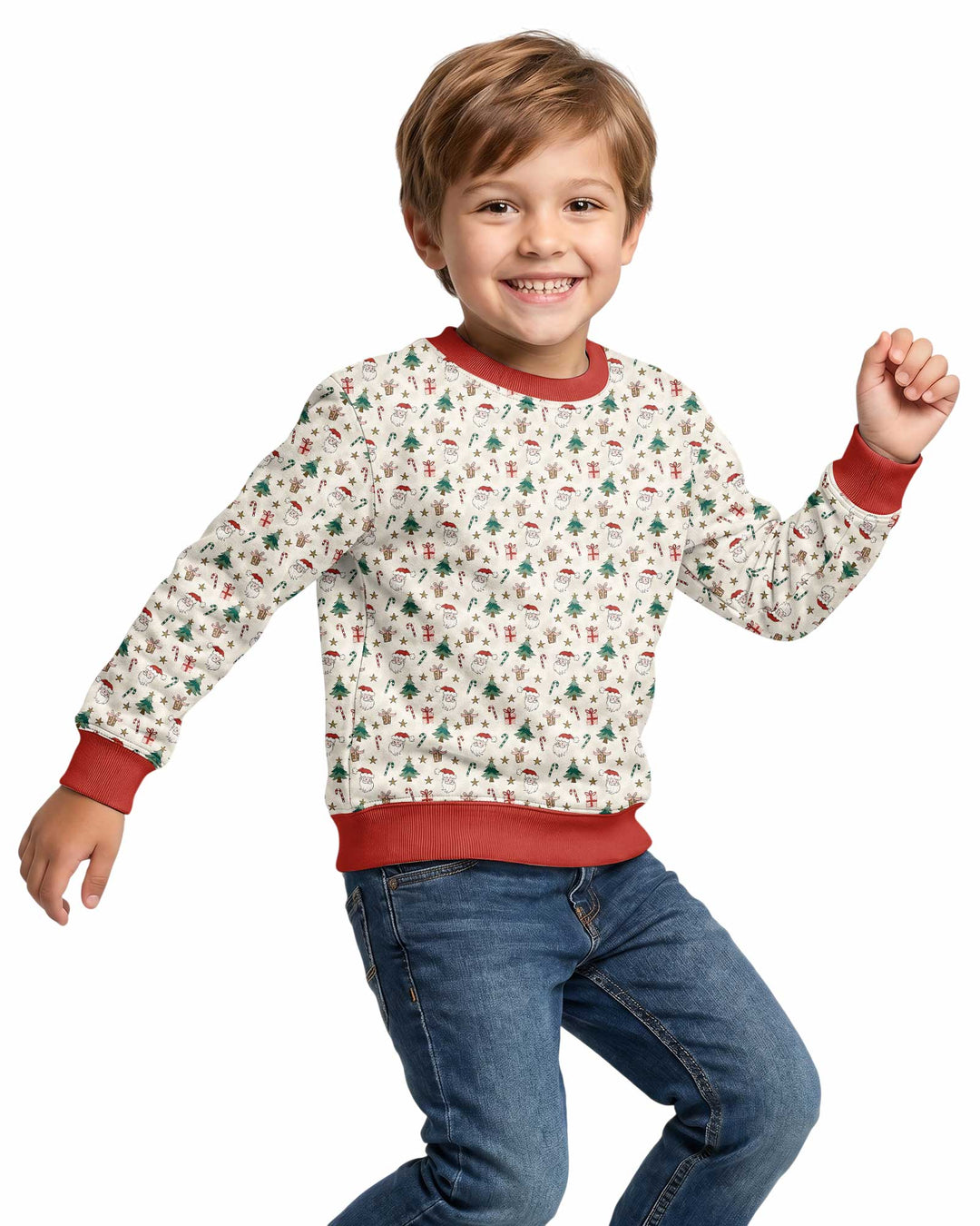 Sweatshirt mit Rundhalsausschnitt aus Bambusfaser