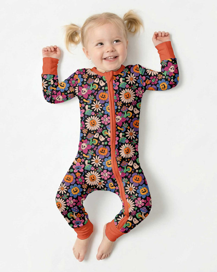Halloween Flowers Bamboo Convertible Zippy