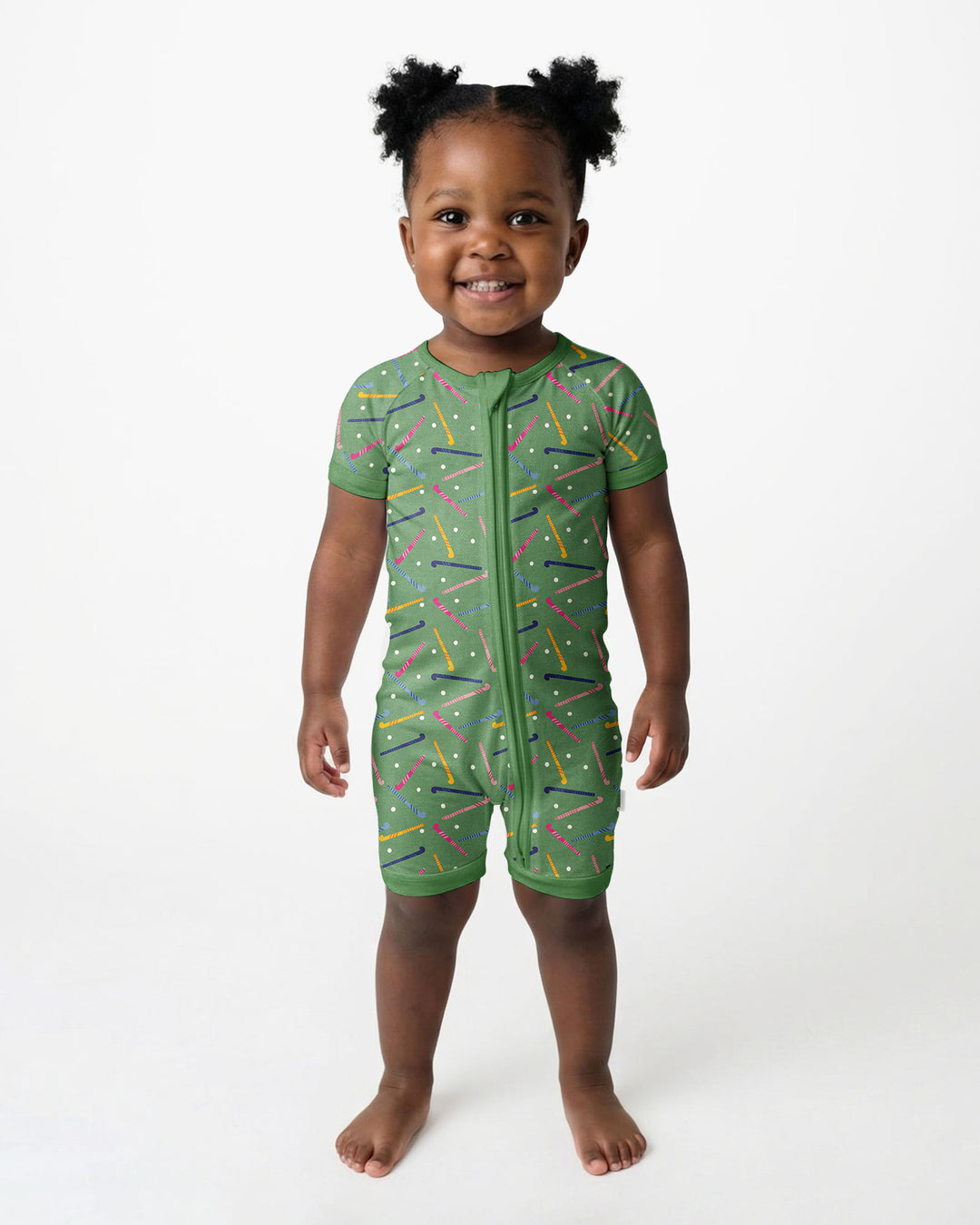 Field Hockey Fun Bamboo Shorty Zippy