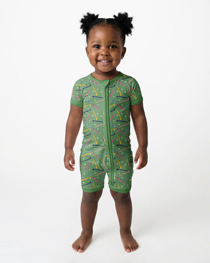 Field Hockey Fun Bamboo Shorty Zippy