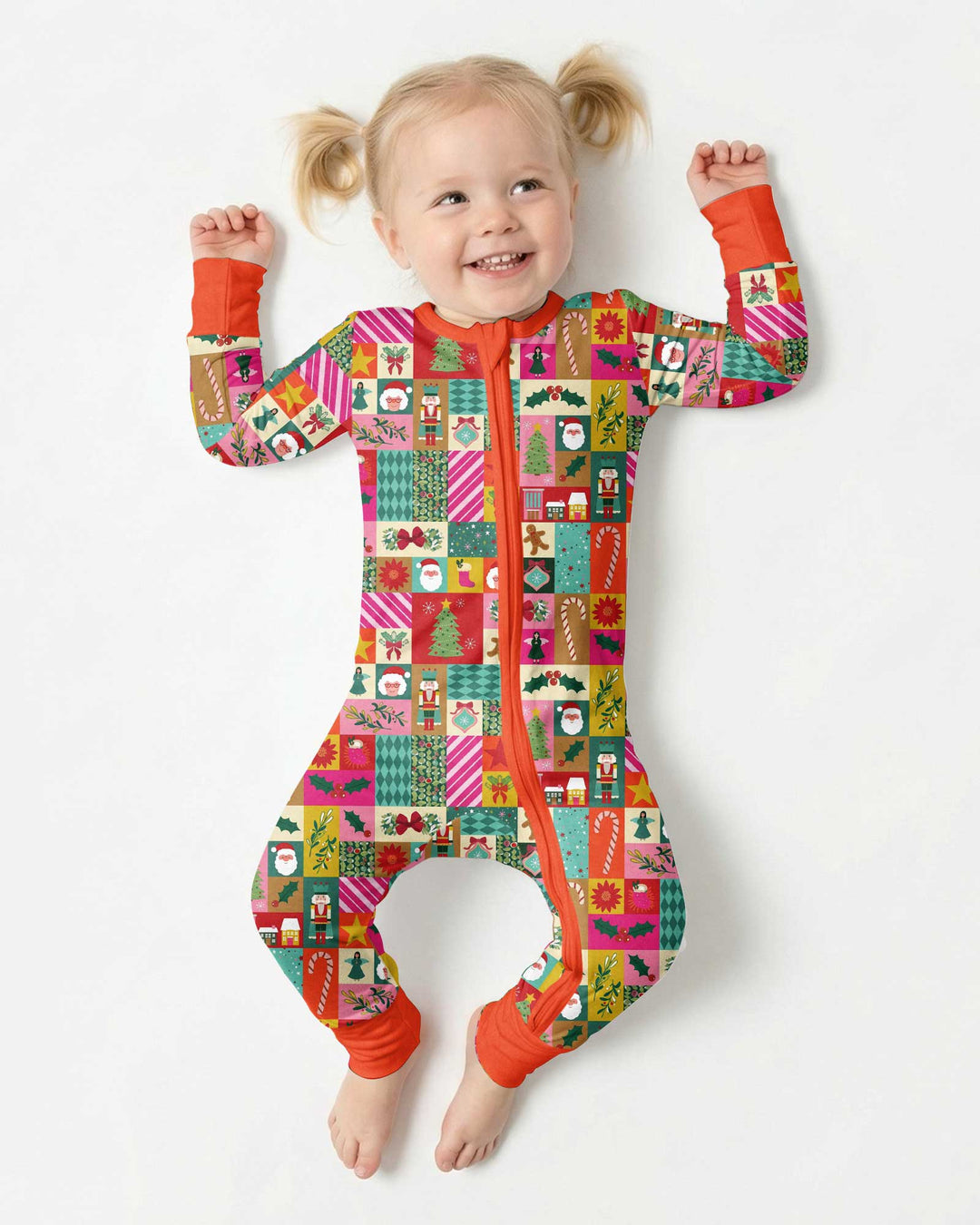 Maximalist Christmas Collage Bamboo Convertible Zippy
