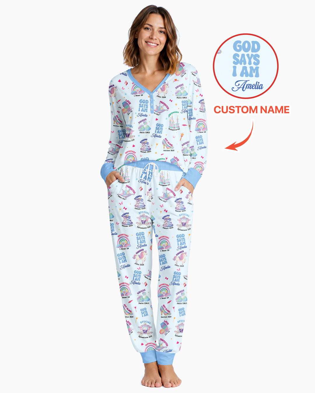 God Say I am Women's Pajama Set