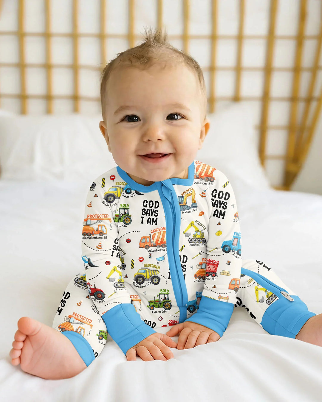 Gerippte Babykleidung mit individuellem Foto - Weich &amp; Skizzenhaft