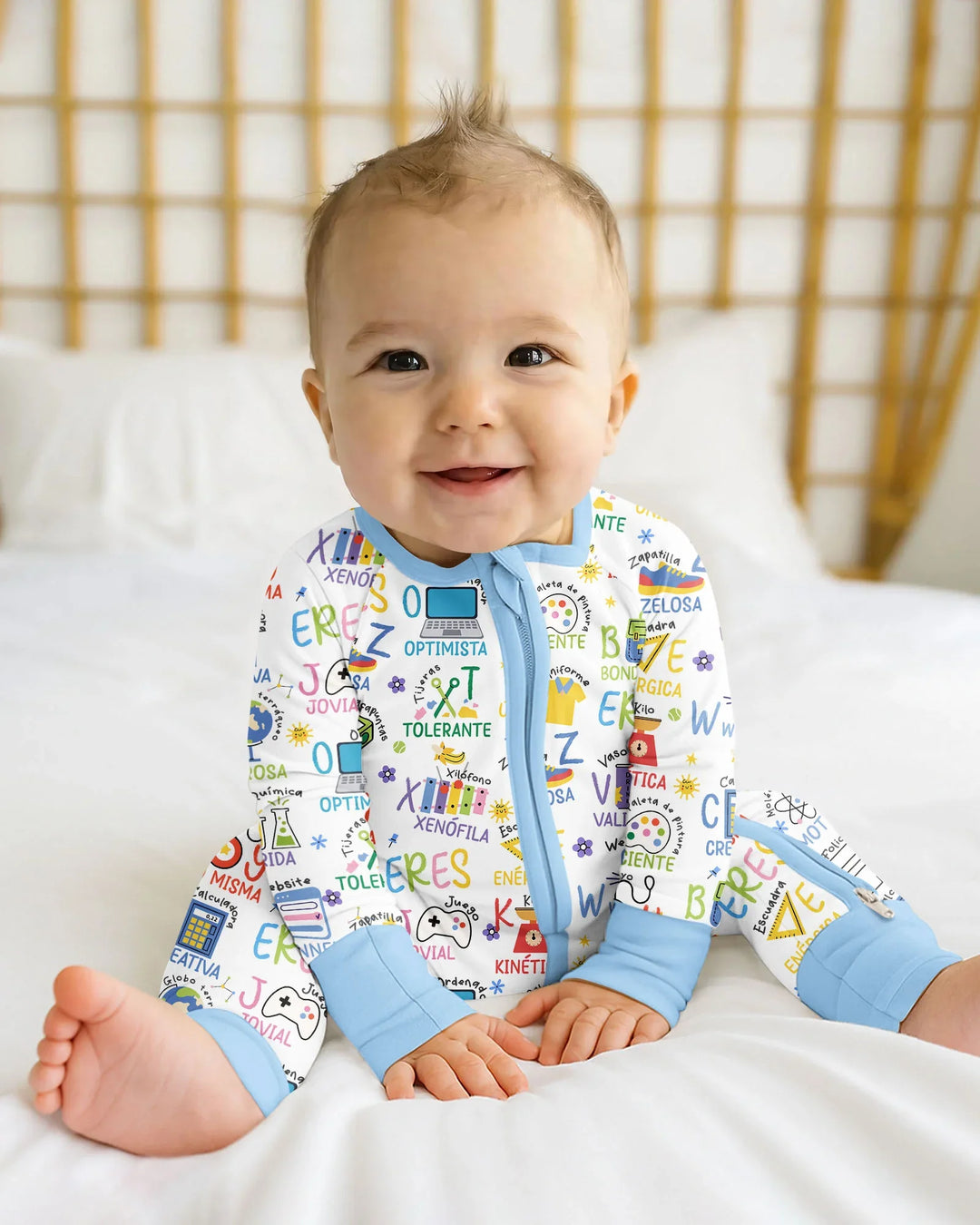 You Are Spanish Alphabet Version Bamboo Convertible Zippy