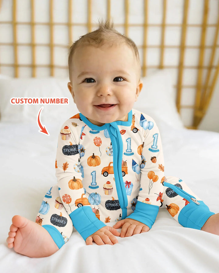 Little Pumpkin Birthday Bamboo Convertible Zippy