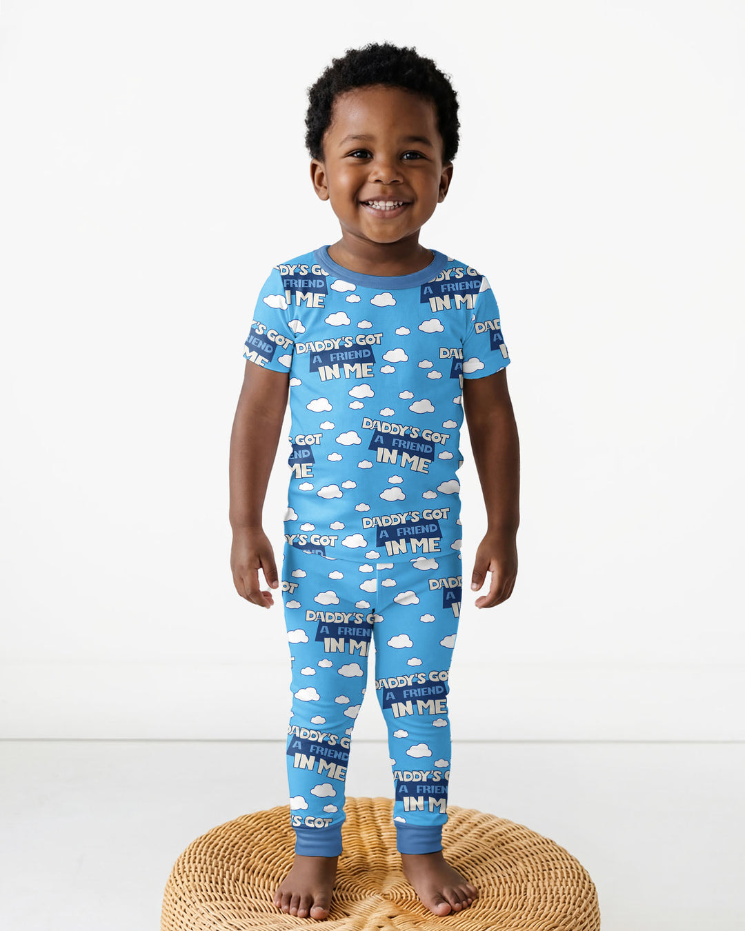 Zweiteiliges, kurzärmliges Pyjama-Set mit Marienkäfern