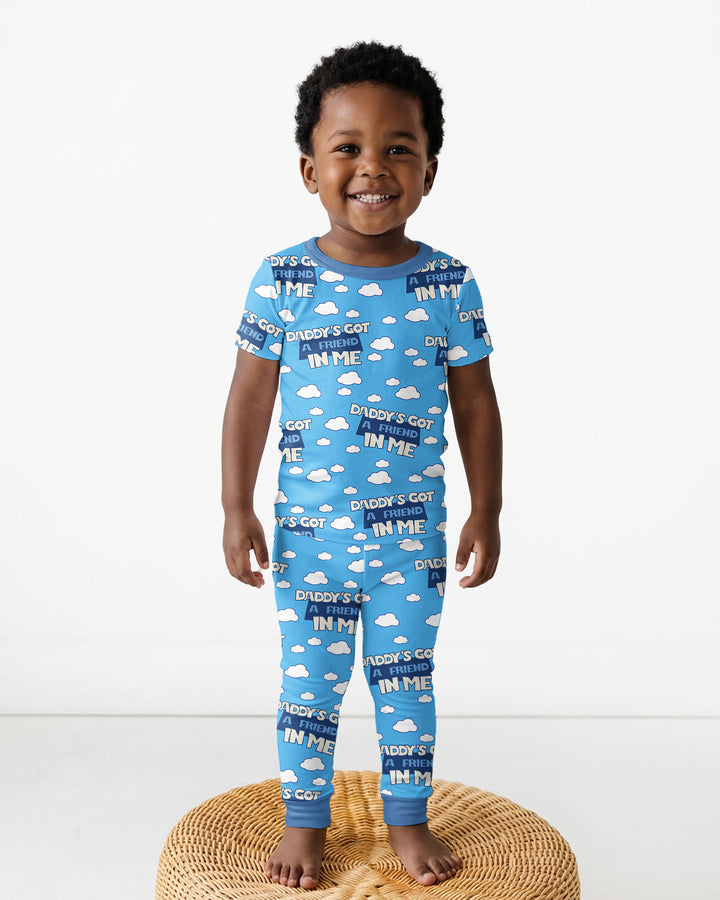 Zweiteiliges, kurzärmliges Pyjama-Set mit Marienkäfern