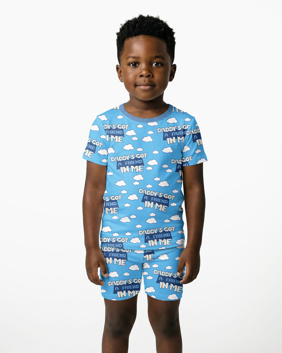 Conjunto de Pijama de Dos Piezas de Bambú con Mangas Cortas y Pantalones Cortos