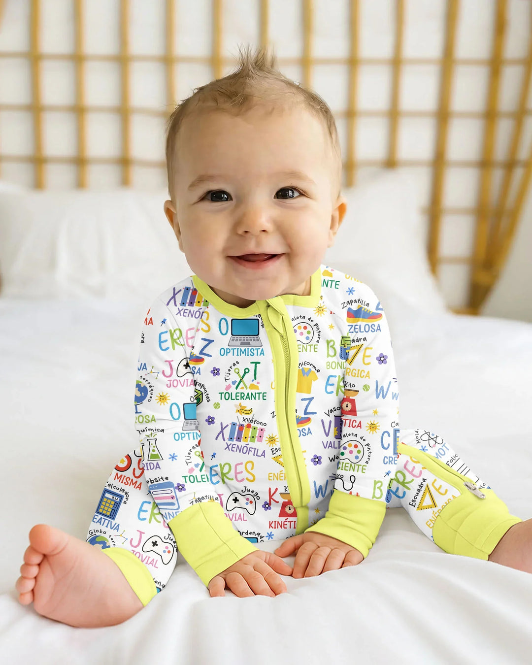 You Are Spanish Alphabet Version Bamboo Convertible Zippy