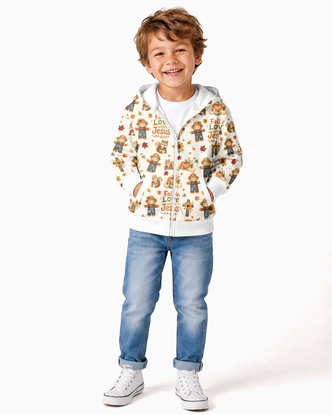 Fall For Jesus Bamboo Zip Hoodie