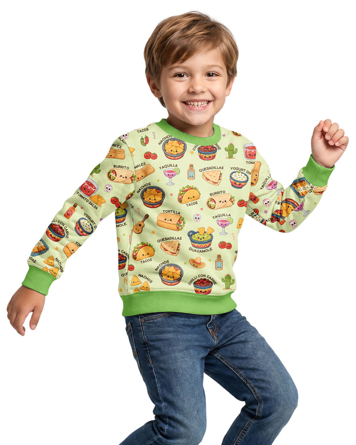 Sweatshirt mit Rundhalsausschnitt aus Bambusfaser