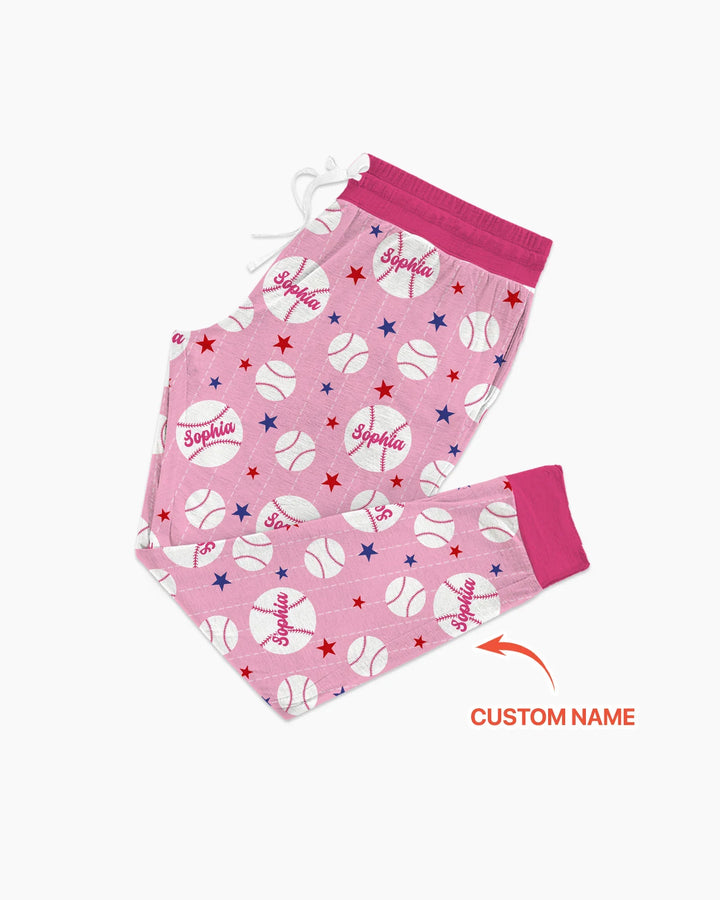Conjunto de pijama de bambú a juego para mujer, «Novato del año», con nombre personalizado