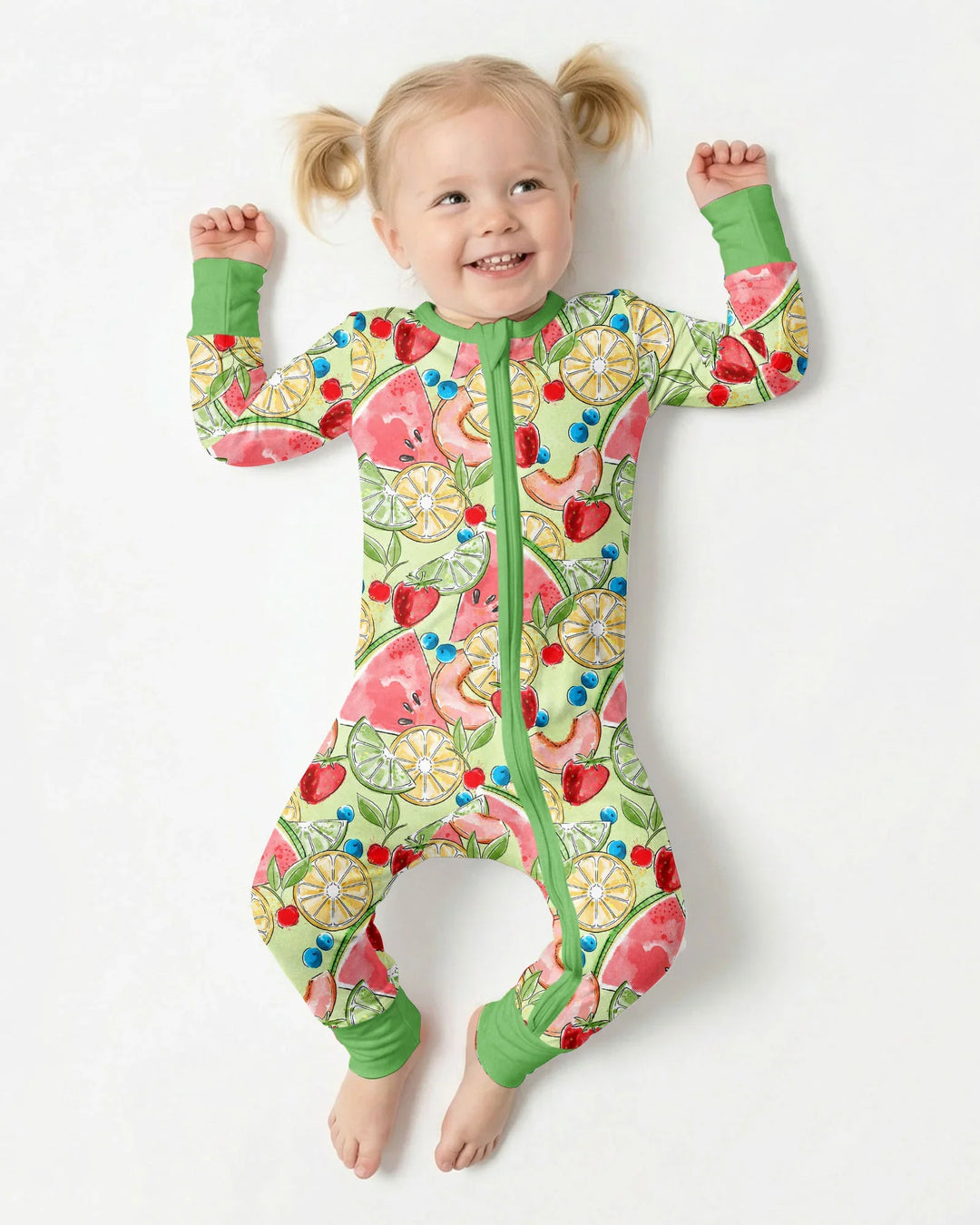 Sweet Summer Fruits Family Matching Bamboo Convertible Zippy