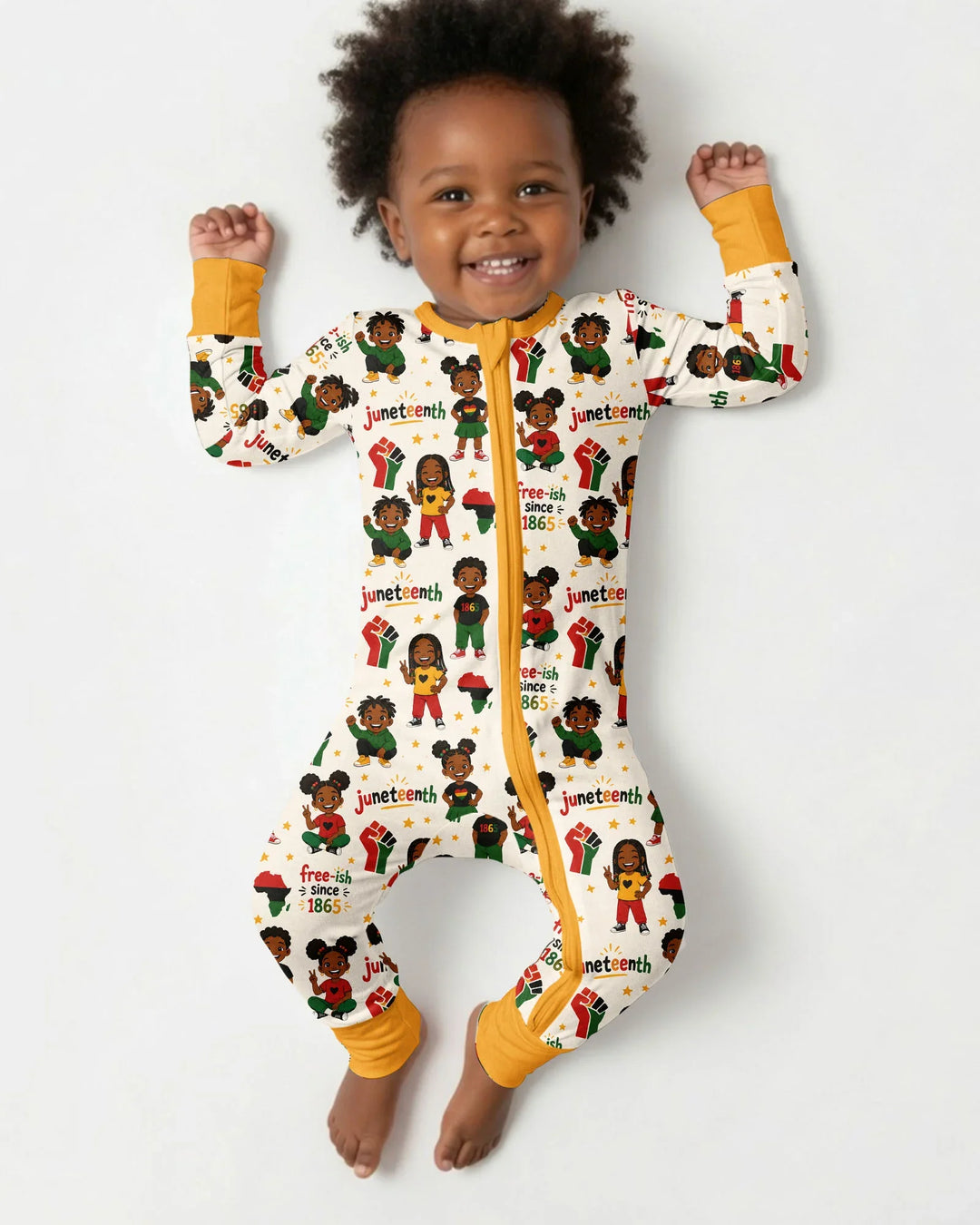 Juneteenth Free-ish Since 1865 Bamboo Convertible Zippy
