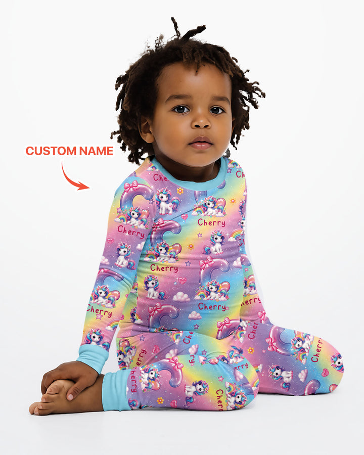 Dinosaur Dreams Bamboo Two Piece Long Sleeve Pajama Set