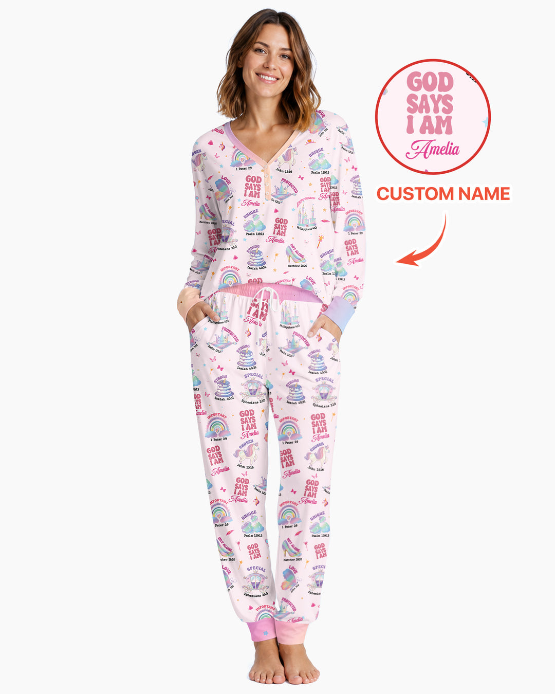 God Say I am Women's Pajama Set