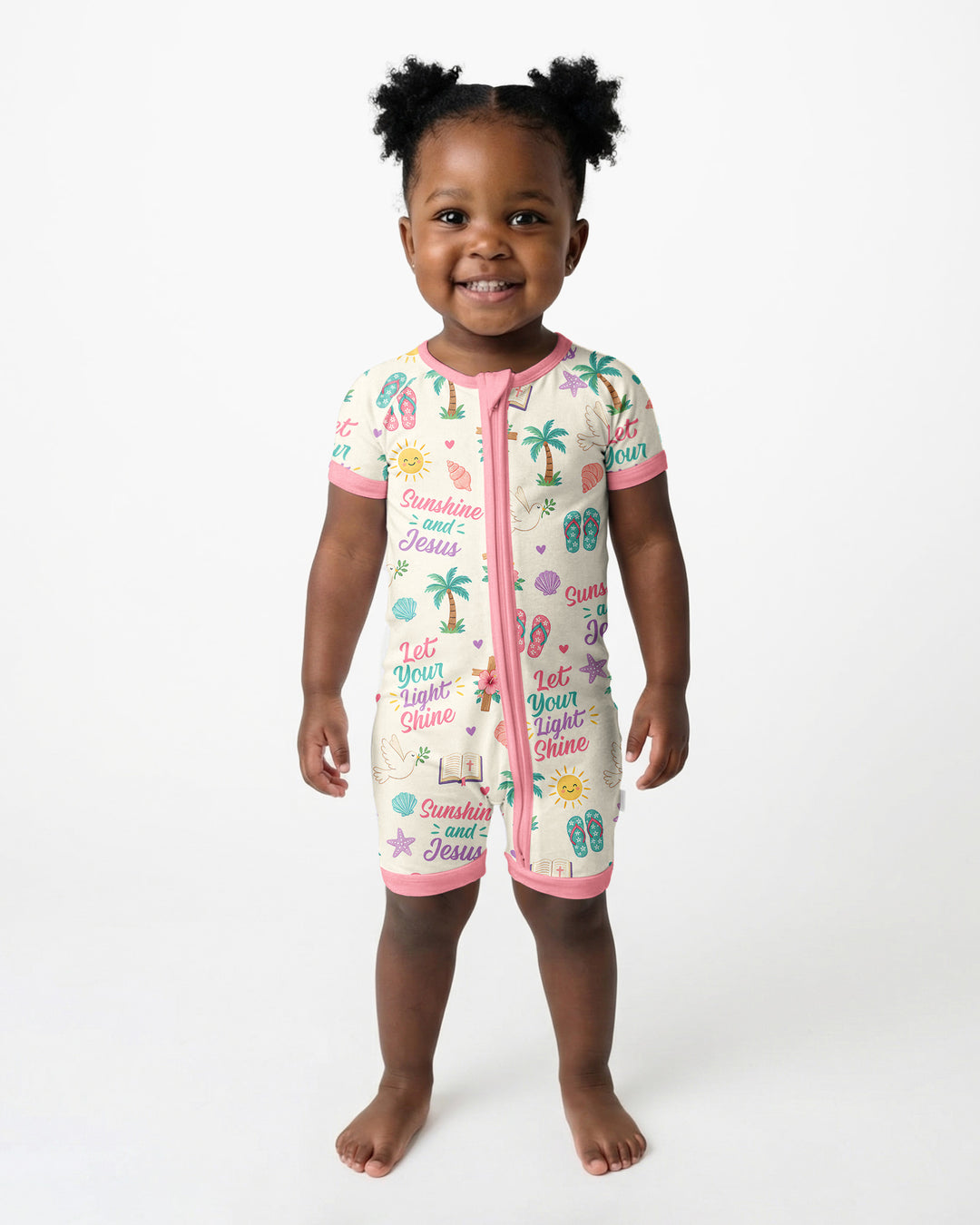 Sunshine and Jesus Summer VBS Bamboo Shorty Zippy