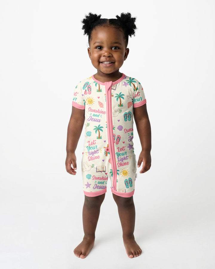 Sunshine and Jesus Summer VBS Bamboo Shorty Zippy