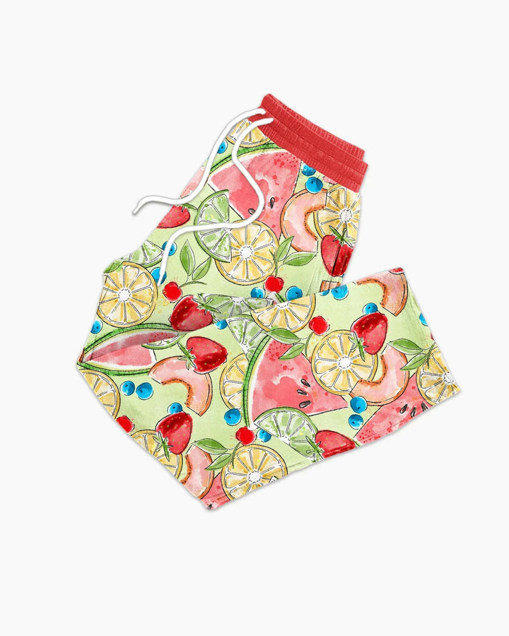 Sweet Summer Fruits Family Matching Bamboo Men's Pajama Set