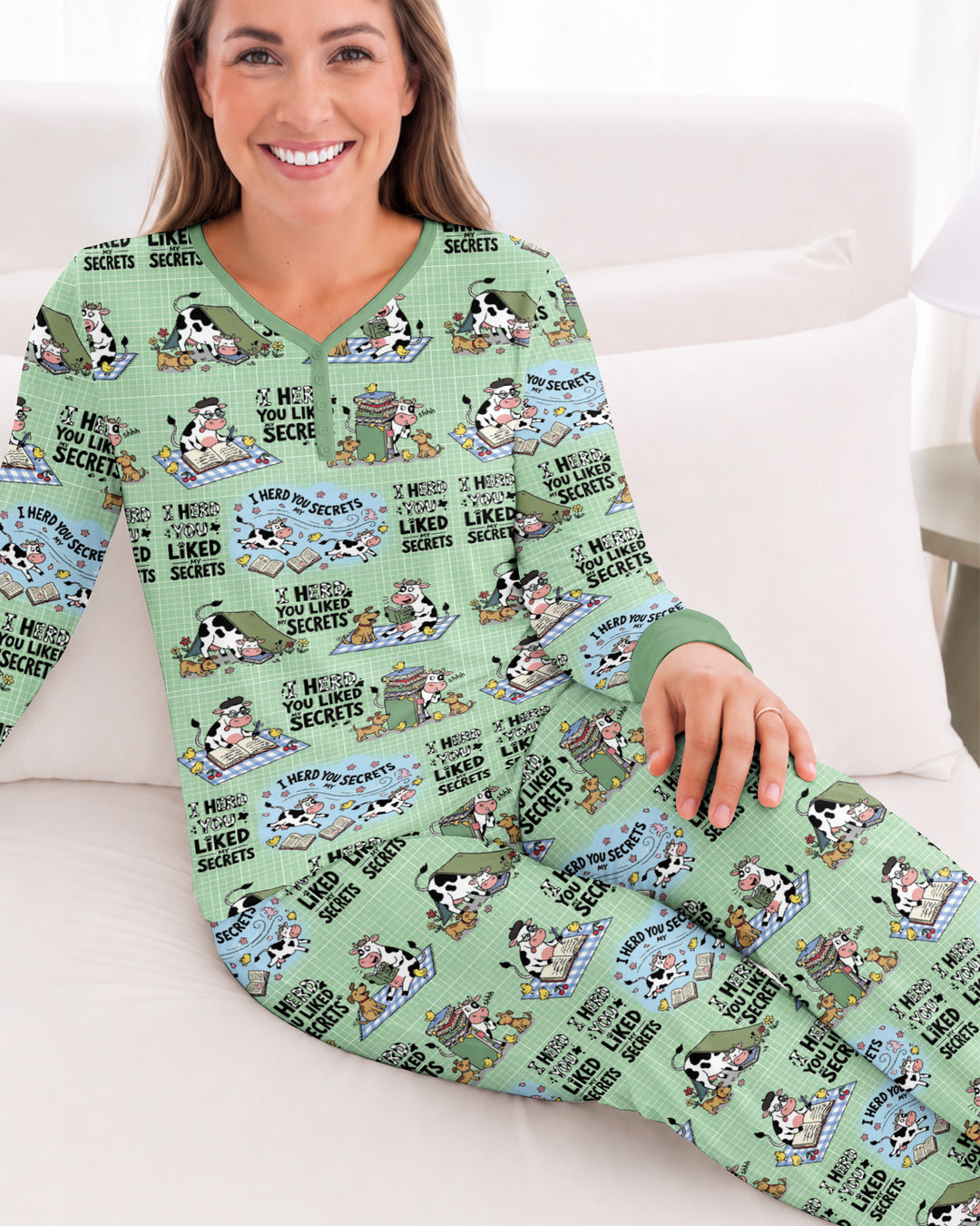 The Secret Gossip Club Bamboo Women Pajama Set