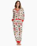 Christmas Farm Animals Bamboo Women Pajama Set