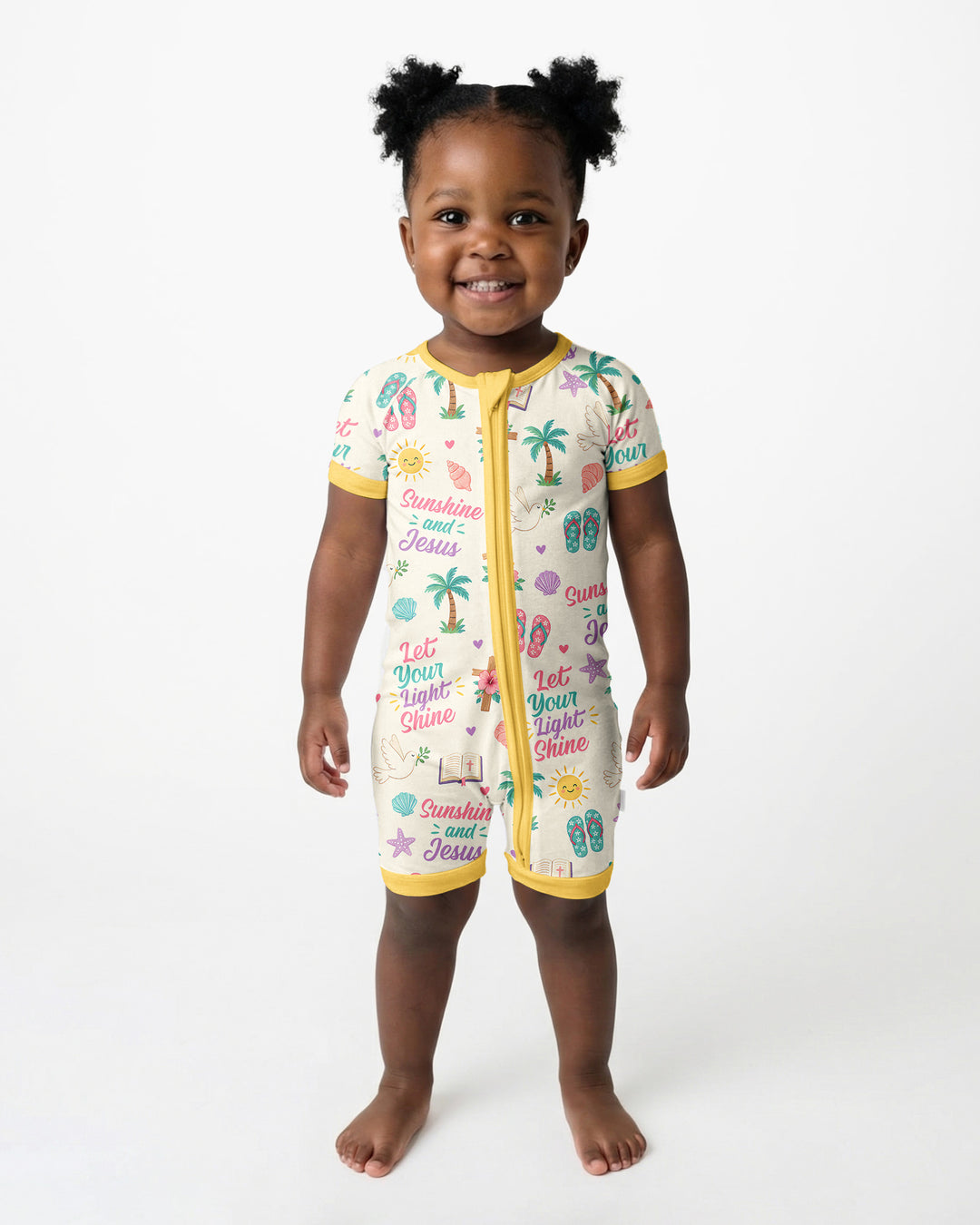Sunshine and Jesus Summer VBS Bamboo Shorty Zippy