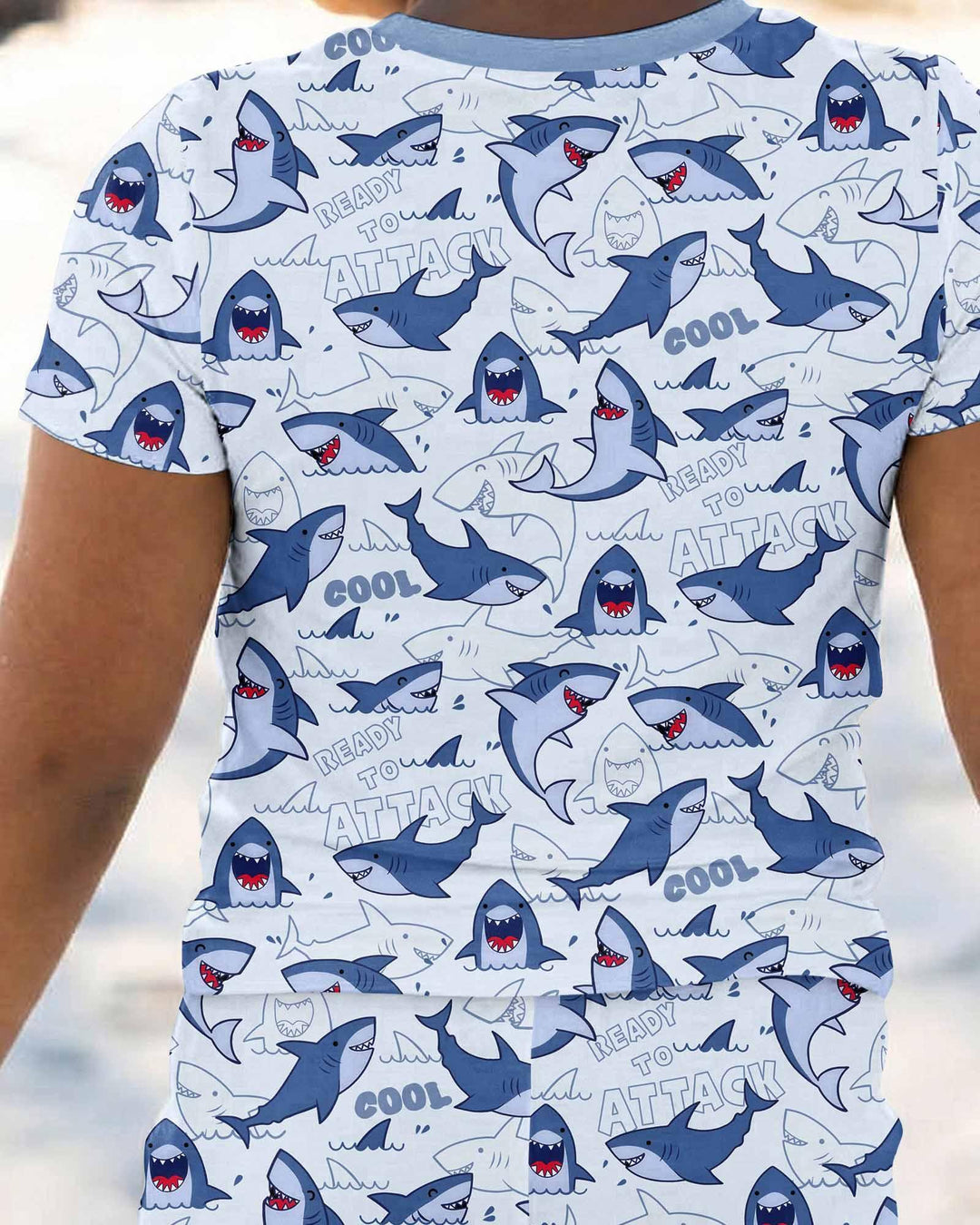 Zweiteiliges, kurzärmliges Pyjama-Set mit Marienkäfern