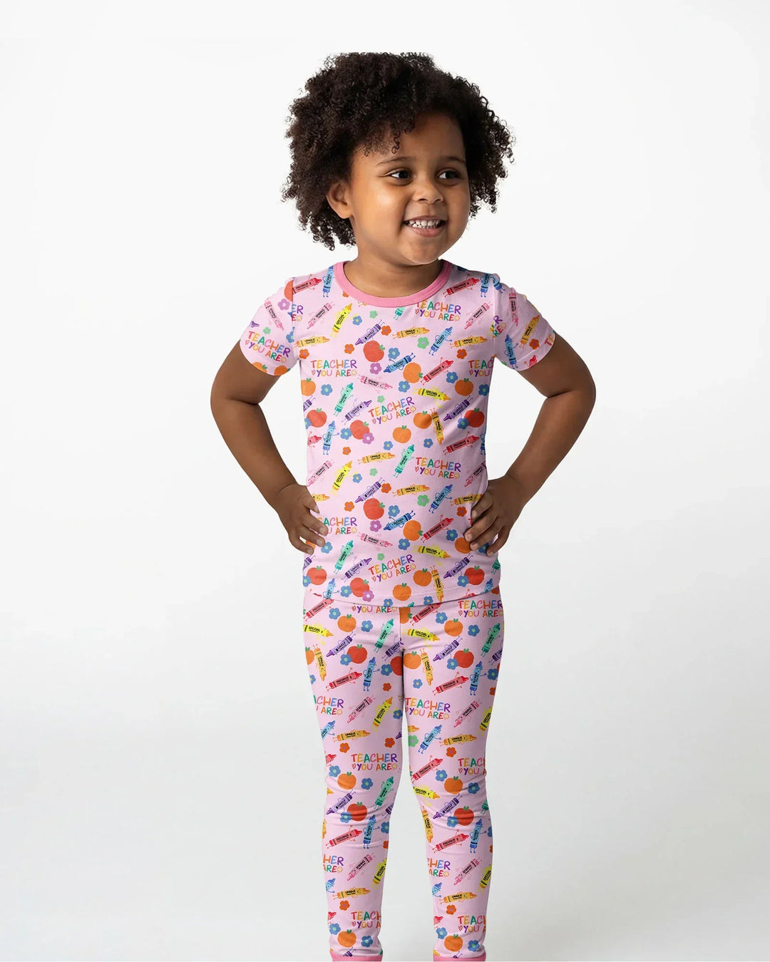Teacher You Are Special Bamboo Two Piece Short Sleeve Pajama Set