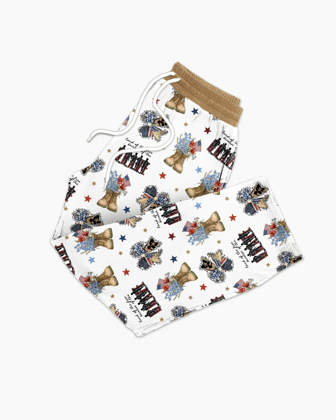 Honor the Brave Family Matching Bamboo Men's Pajama Set
