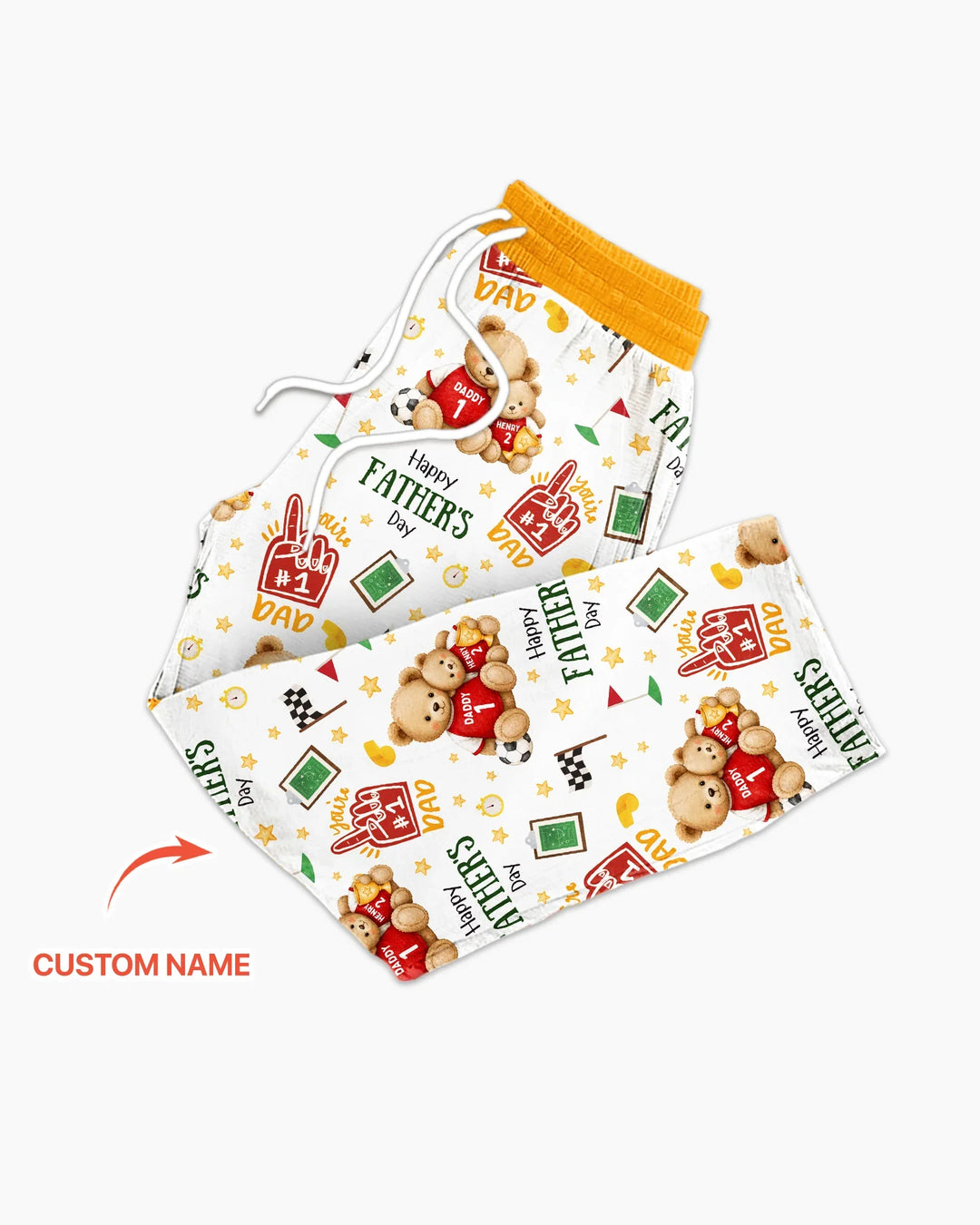You're #1 Dad Daddy & Me Matching Bamboo Men's Pajama Set