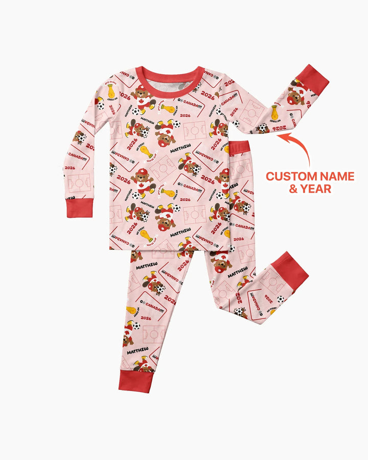 My First World Cup Bamboo Two Piece Long Sleeve Pajama Set