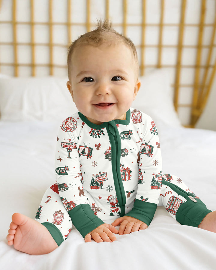 North Pole Retro Bamboo Convertible Zippy