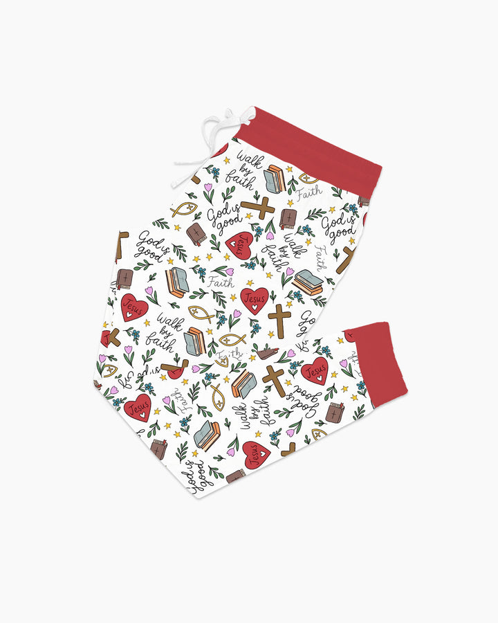 Plantilla de conjunto de pijama de mujer de bambú