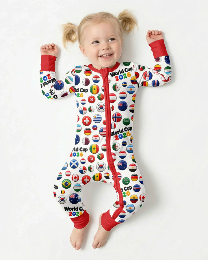 Soccer Cup All Country Balls Bamboo Convertible Zippy