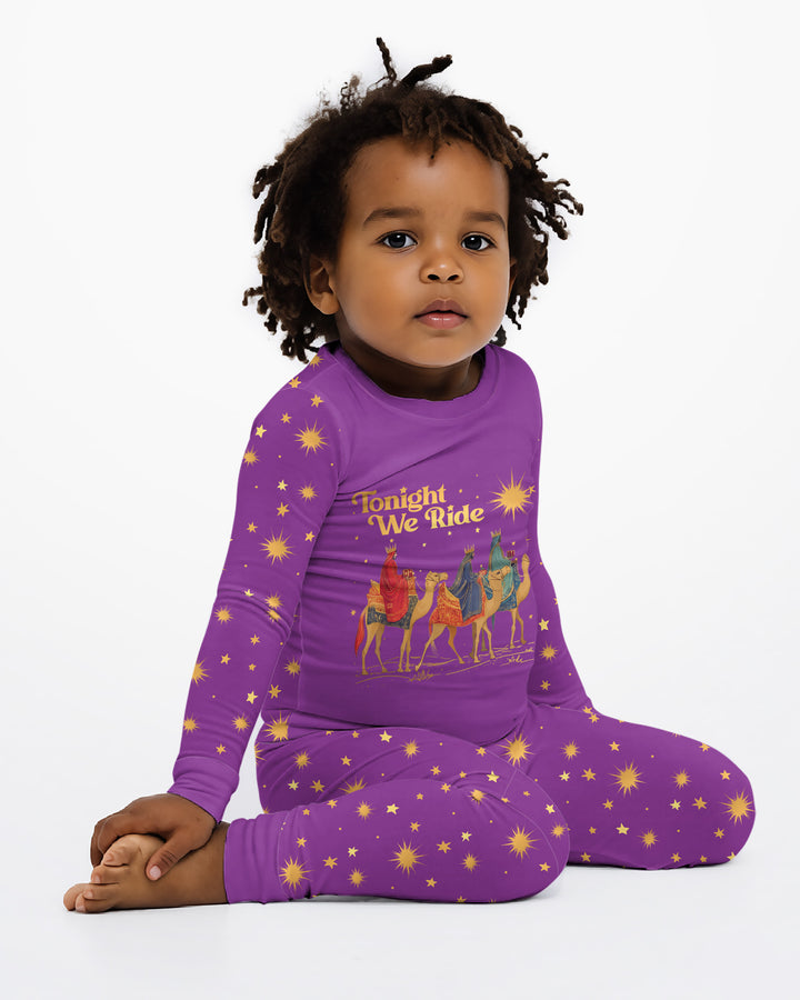 Tonight We Ride Bamboo Two Piece Long Sleeve Pajama Set