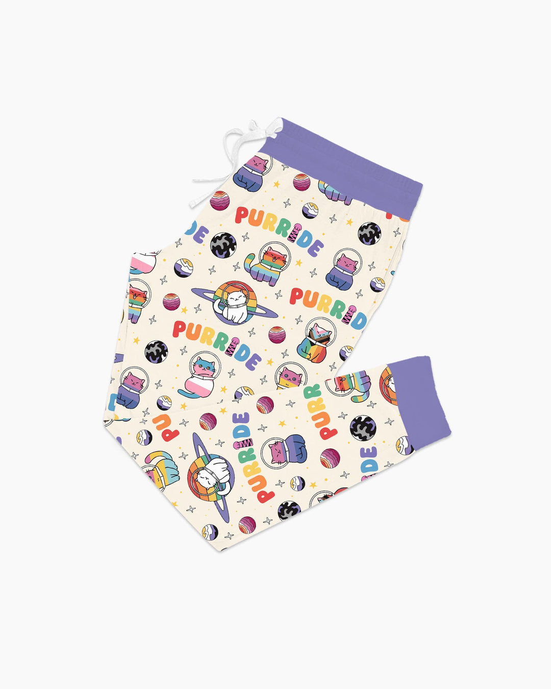 Plantilla de conjunto de pijama de mujer de bambú