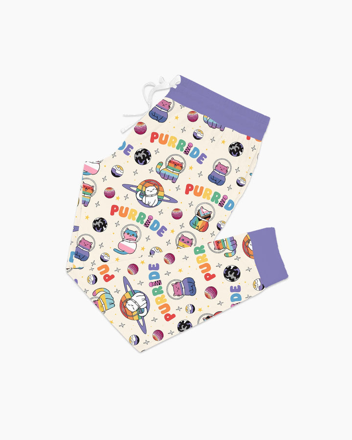 Plantilla de conjunto de pijama de mujer de bambú