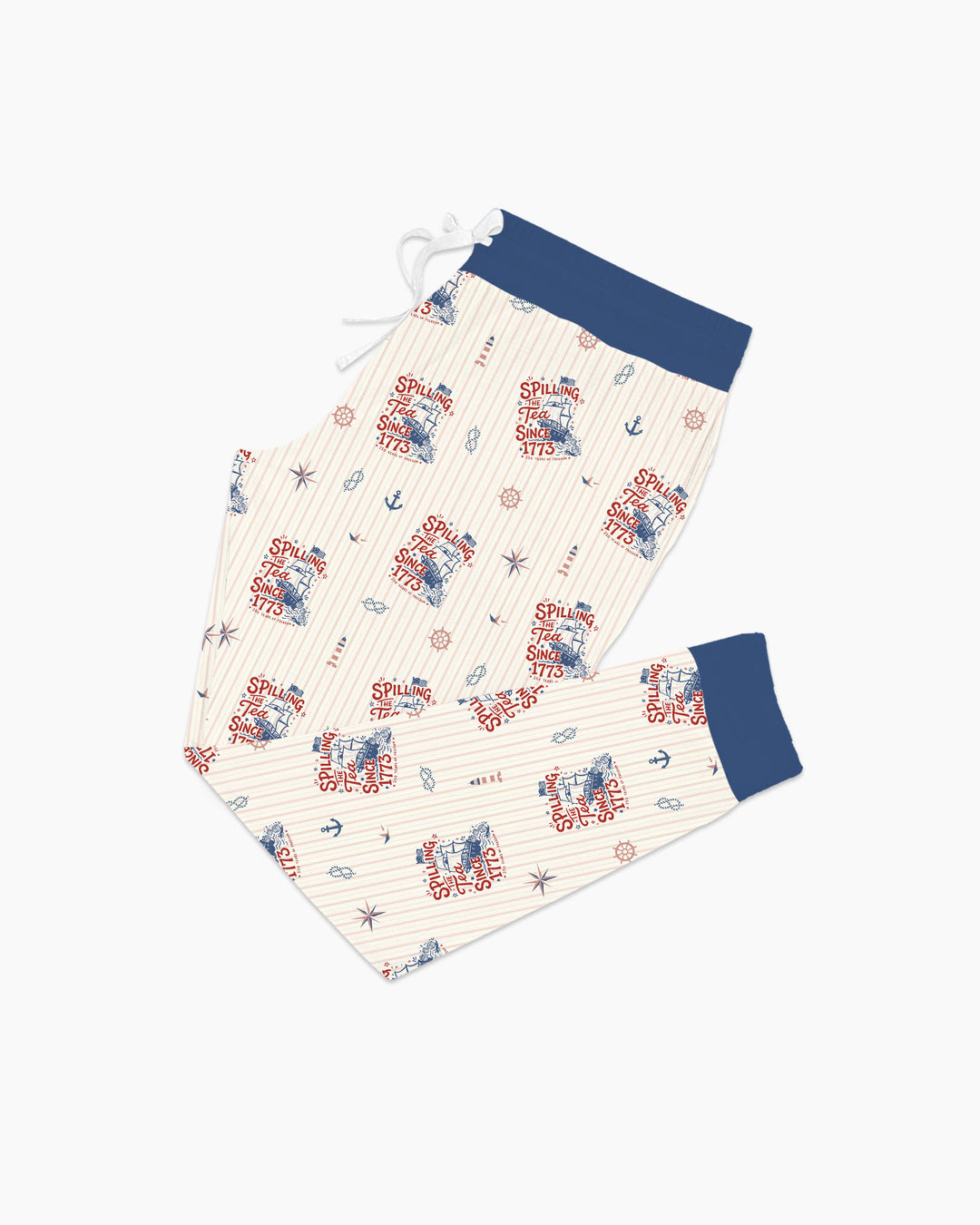 Spilling The Tea Since 1773 Family Matching Bamboo Women Pajama Set