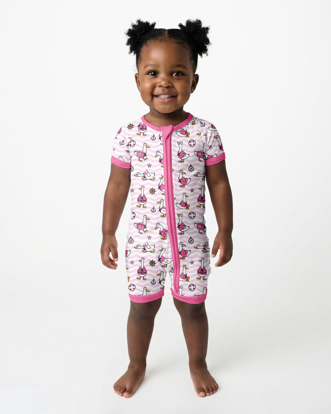 Silly Goose Sailor Bamboo Shorty Zippy