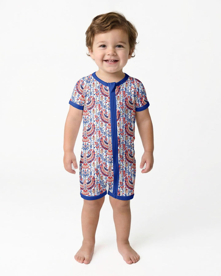 Patriotic Eagle Bamboo Shorty Zippy