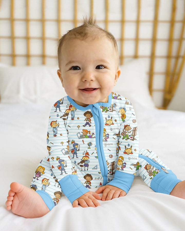 Gerippte Babykleidung mit individuellem Foto - Weich &amp; Skizzenhaft